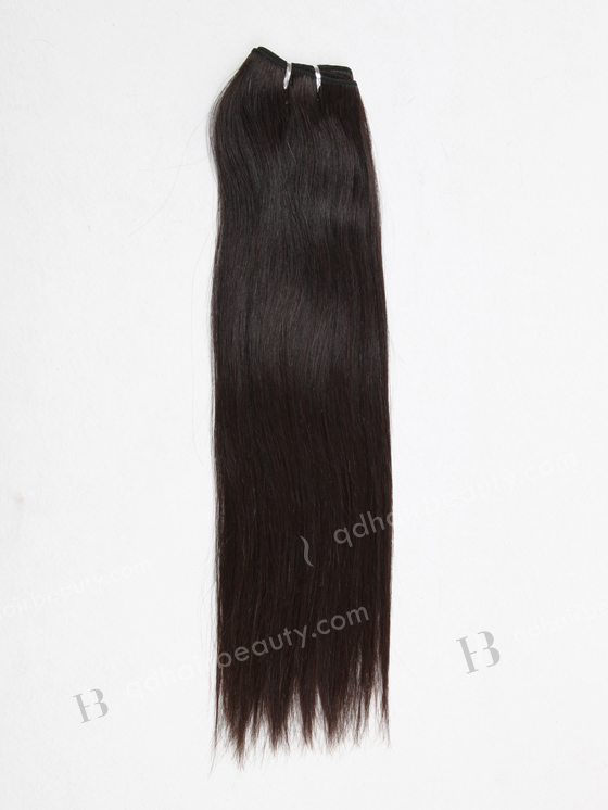 In Stock Malaysian Virgin Hair 18" Straight Natural Color Machine Weft SM-323